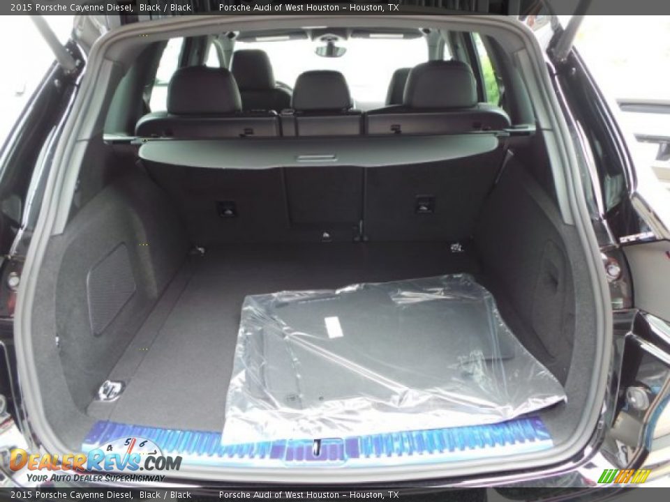 2015 Porsche Cayenne Diesel Black / Black Photo #28