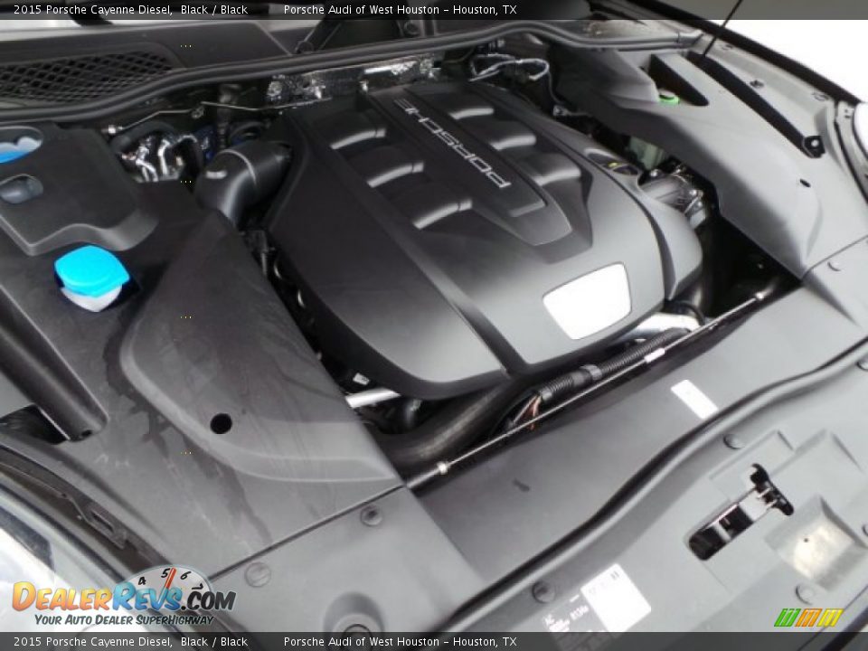 2015 Porsche Cayenne Diesel Black / Black Photo #30