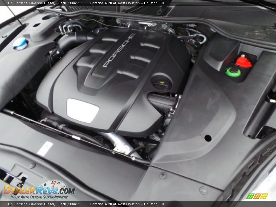 2015 Porsche Cayenne Diesel Black / Black Photo #31