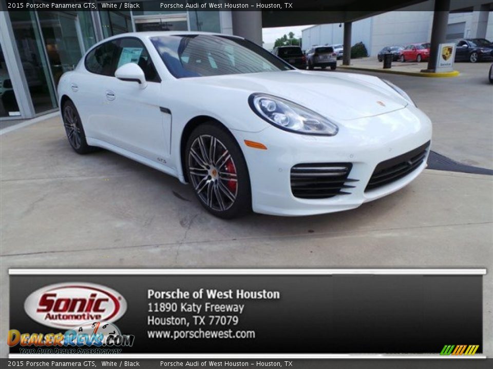 2015 Porsche Panamera GTS White / Black Photo #1