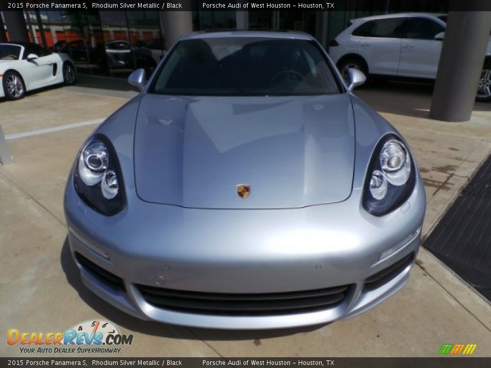 2015 Porsche Panamera S Rhodium Silver Metallic / Black Photo #2