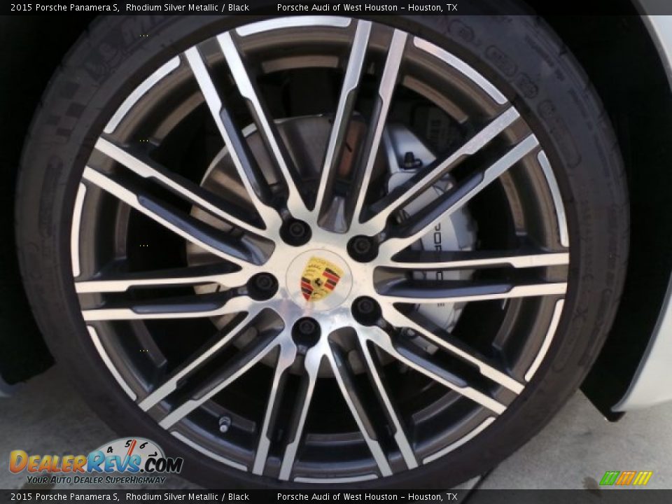 2015 Porsche Panamera S Rhodium Silver Metallic / Black Photo #9