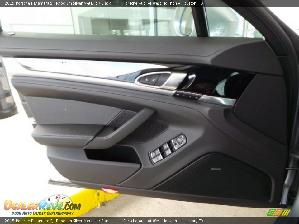 2015 Porsche Panamera S Rhodium Silver Metallic / Black Photo #10