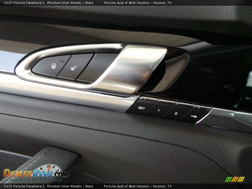 2015 Porsche Panamera S Rhodium Silver Metallic / Black Photo #11