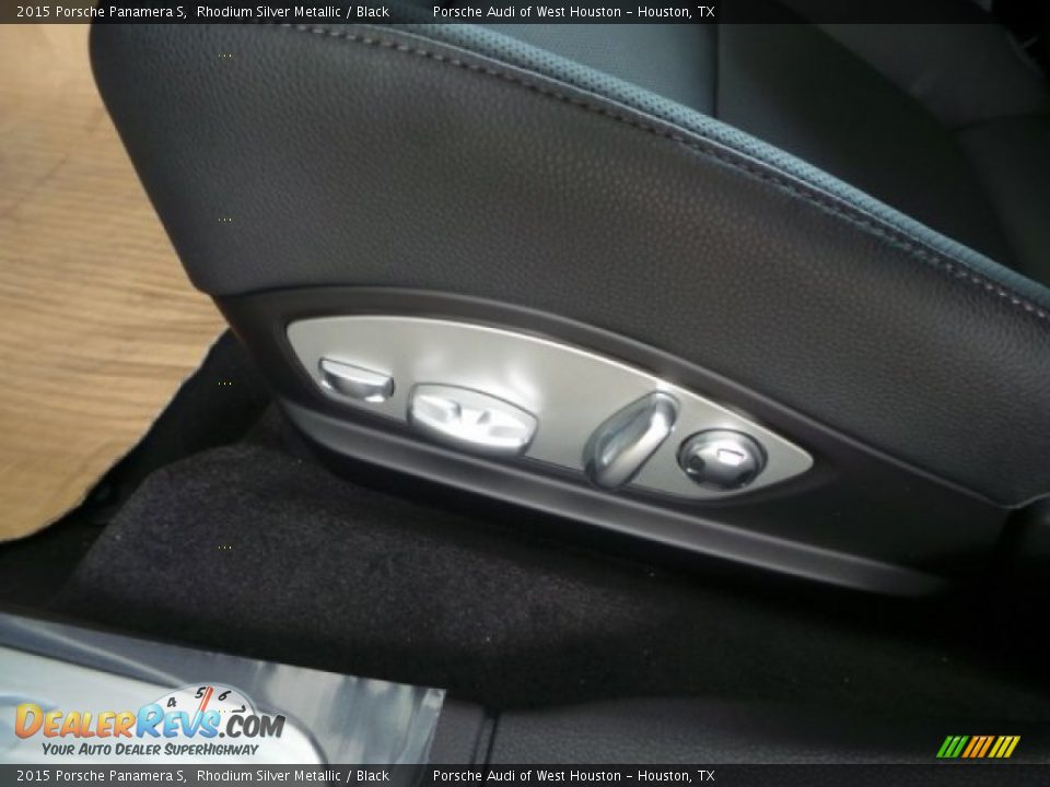2015 Porsche Panamera S Rhodium Silver Metallic / Black Photo #14
