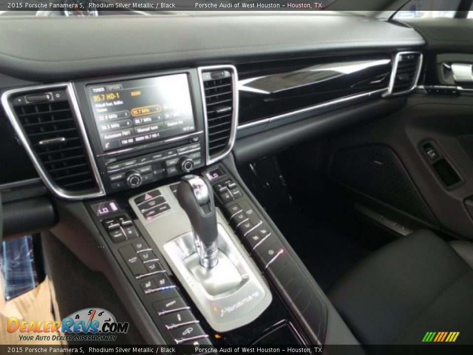 2015 Porsche Panamera S Rhodium Silver Metallic / Black Photo #16