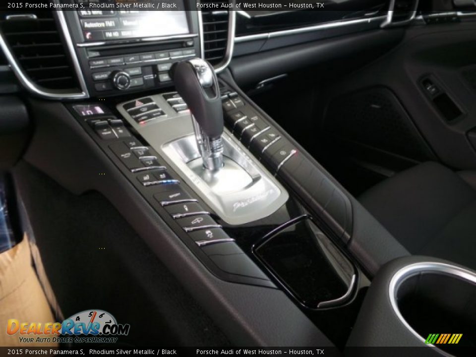 2015 Porsche Panamera S Rhodium Silver Metallic / Black Photo #17