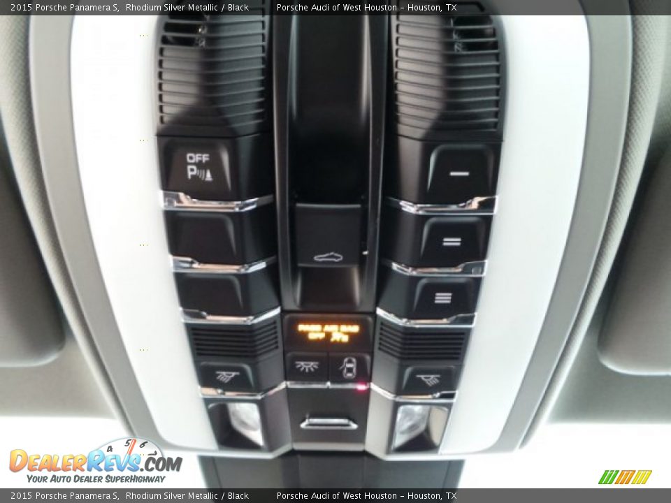 2015 Porsche Panamera S Rhodium Silver Metallic / Black Photo #18