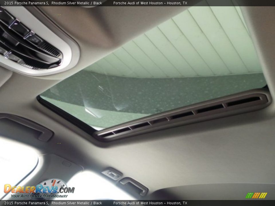 2015 Porsche Panamera S Rhodium Silver Metallic / Black Photo #19