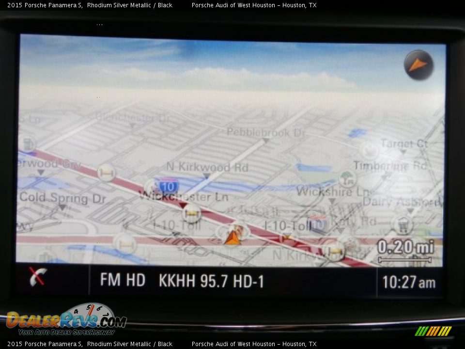 2015 Porsche Panamera S Rhodium Silver Metallic / Black Photo #21