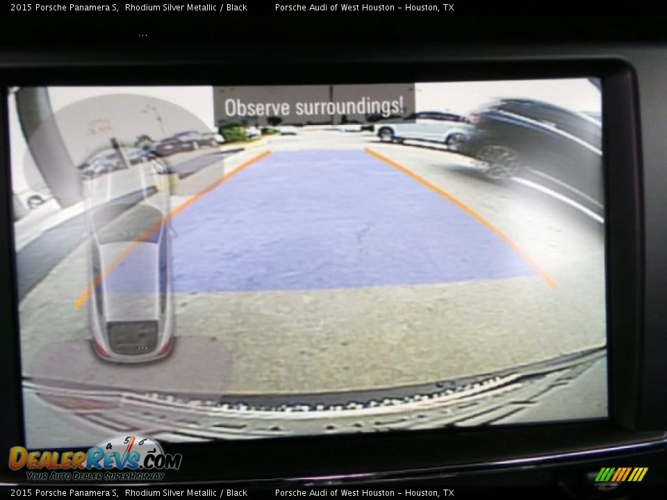 2015 Porsche Panamera S Rhodium Silver Metallic / Black Photo #22