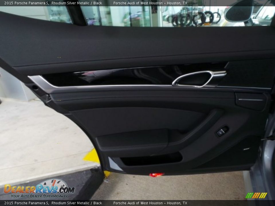 2015 Porsche Panamera S Rhodium Silver Metallic / Black Photo #25