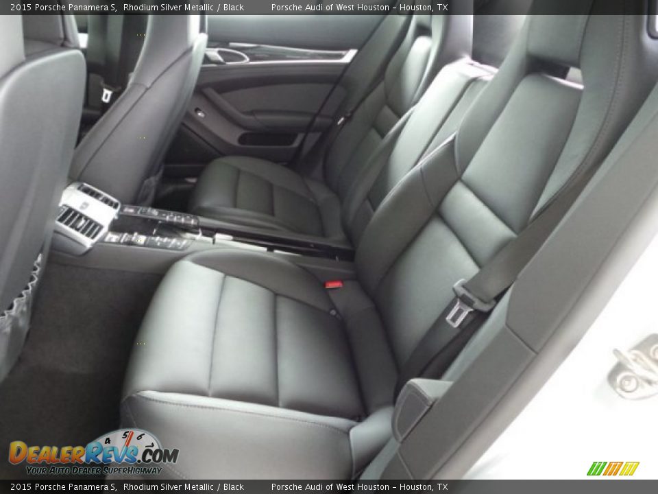 2015 Porsche Panamera S Rhodium Silver Metallic / Black Photo #26