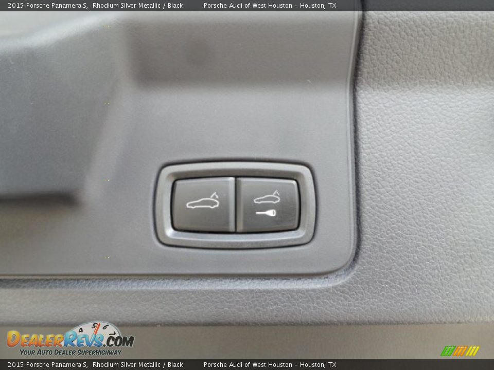 2015 Porsche Panamera S Rhodium Silver Metallic / Black Photo #31