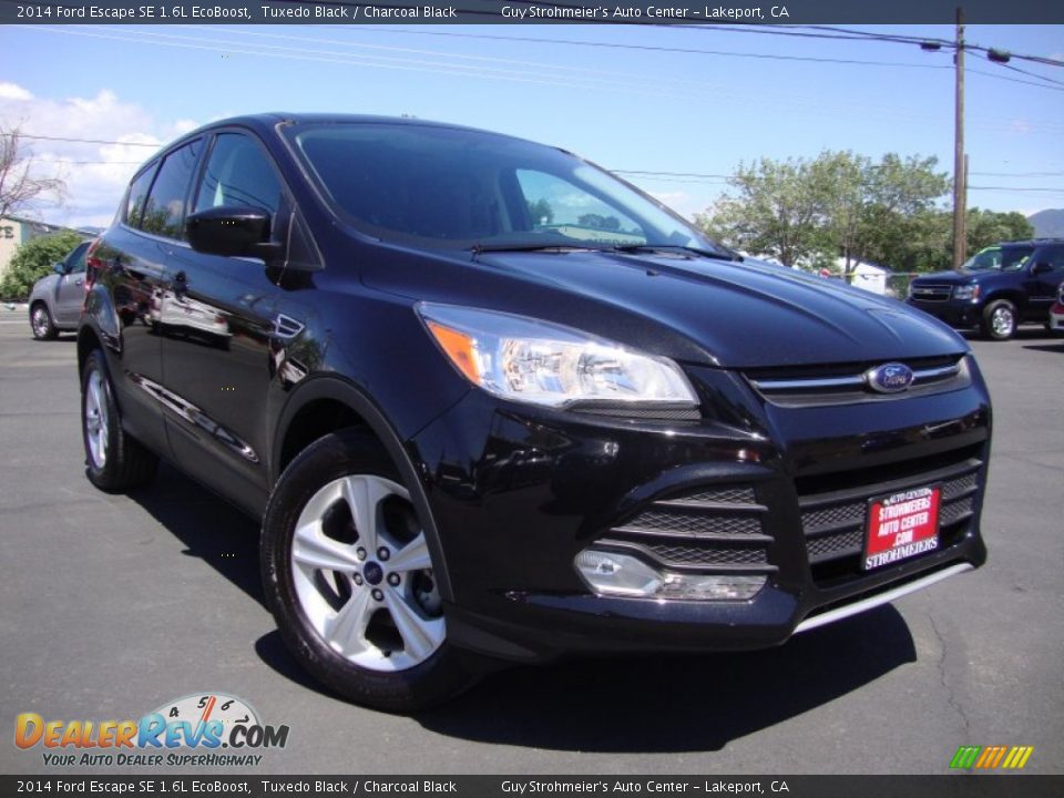 2014 Ford Escape SE 1.6L EcoBoost Tuxedo Black / Charcoal Black Photo #1