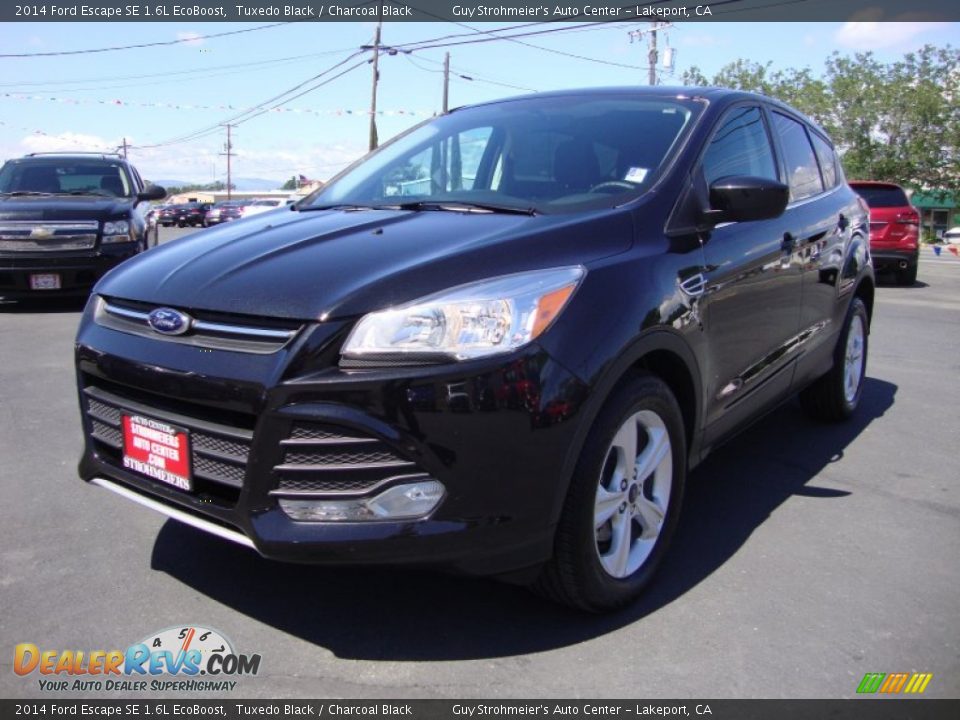 2014 Ford Escape SE 1.6L EcoBoost Tuxedo Black / Charcoal Black Photo #3