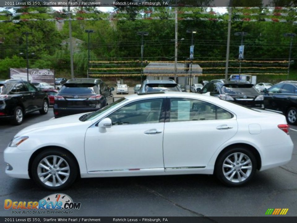 2011 Lexus ES 350 Starfire White Pearl / Parchment Photo #1