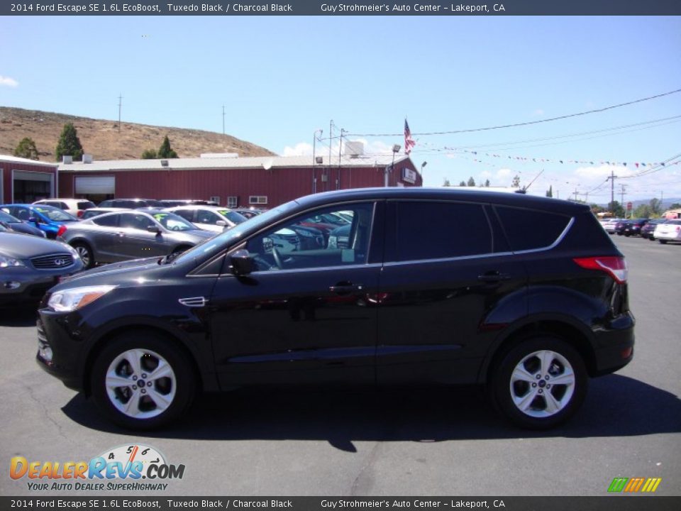 2014 Ford Escape SE 1.6L EcoBoost Tuxedo Black / Charcoal Black Photo #4