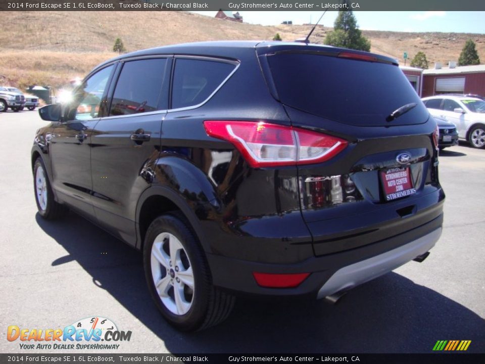 2014 Ford Escape SE 1.6L EcoBoost Tuxedo Black / Charcoal Black Photo #5