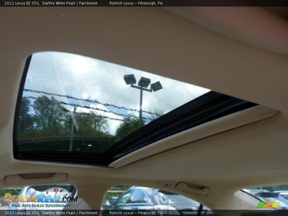 2011 Lexus ES 350 Starfire White Pearl / Parchment Photo #3