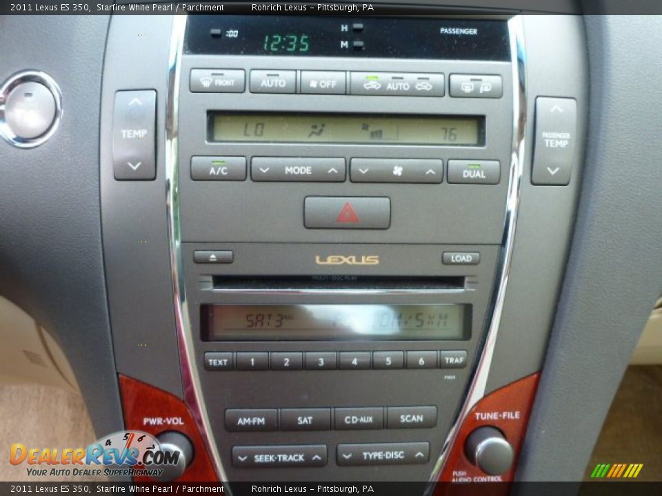 2011 Lexus ES 350 Starfire White Pearl / Parchment Photo #4