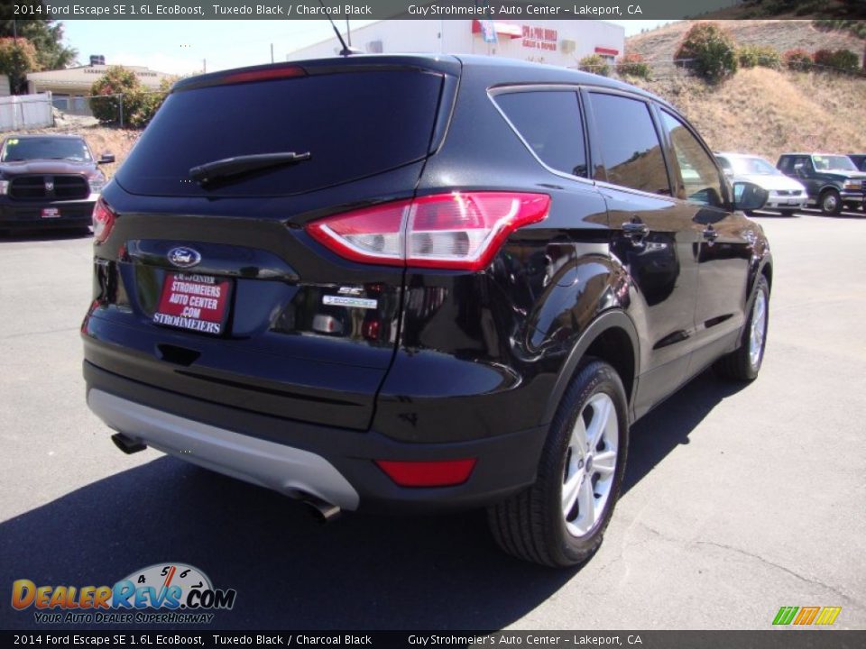 2014 Ford Escape SE 1.6L EcoBoost Tuxedo Black / Charcoal Black Photo #7