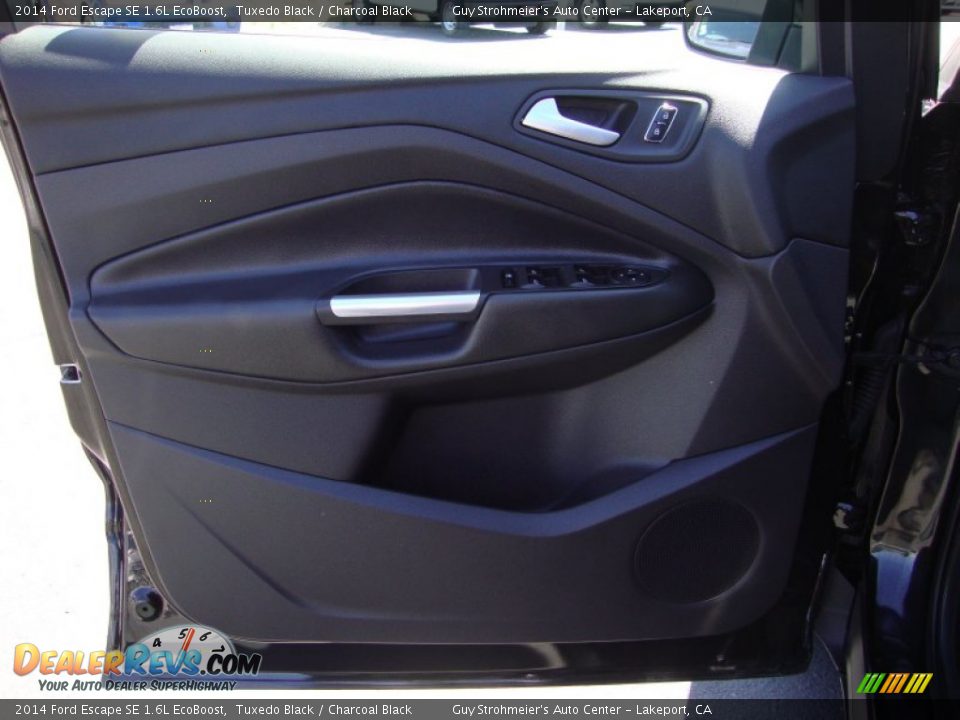 2014 Ford Escape SE 1.6L EcoBoost Tuxedo Black / Charcoal Black Photo #9