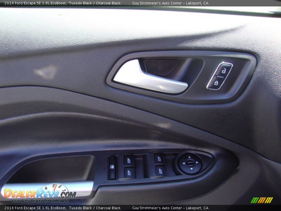 2014 Ford Escape SE 1.6L EcoBoost Tuxedo Black / Charcoal Black Photo #10