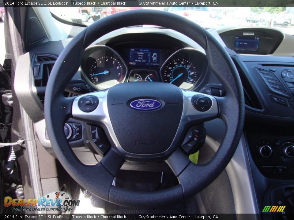 2014 Ford Escape SE 1.6L EcoBoost Tuxedo Black / Charcoal Black Photo #13