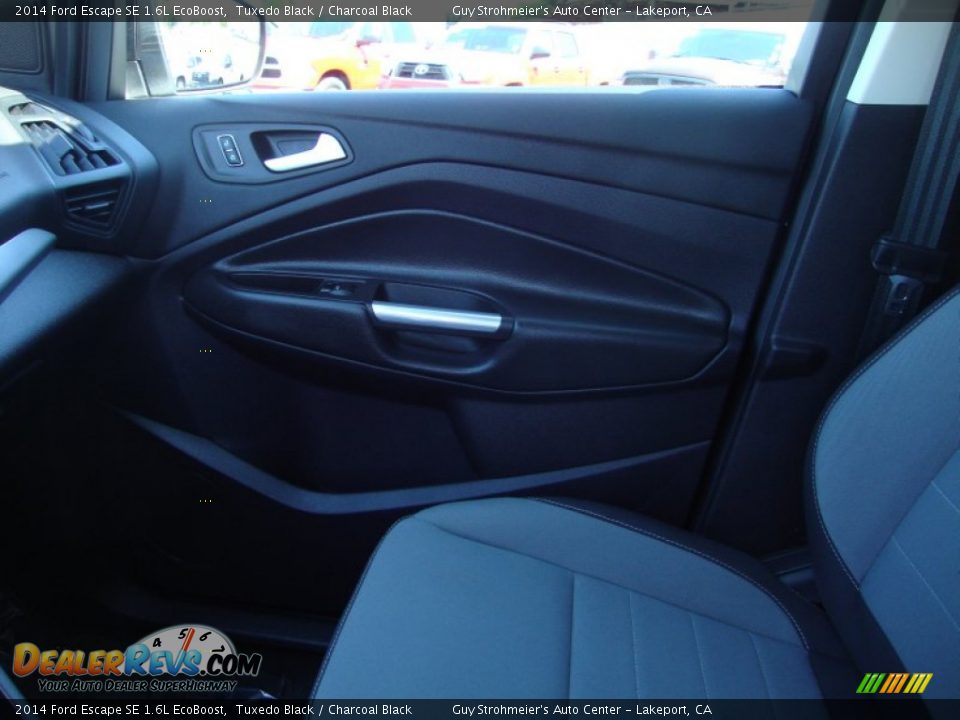 2014 Ford Escape SE 1.6L EcoBoost Tuxedo Black / Charcoal Black Photo #16