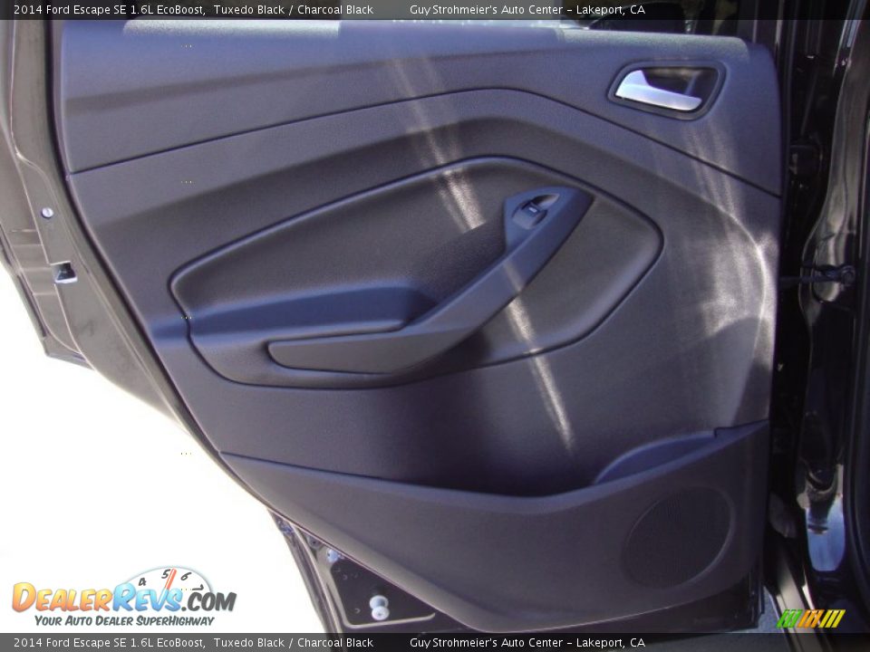 2014 Ford Escape SE 1.6L EcoBoost Tuxedo Black / Charcoal Black Photo #21