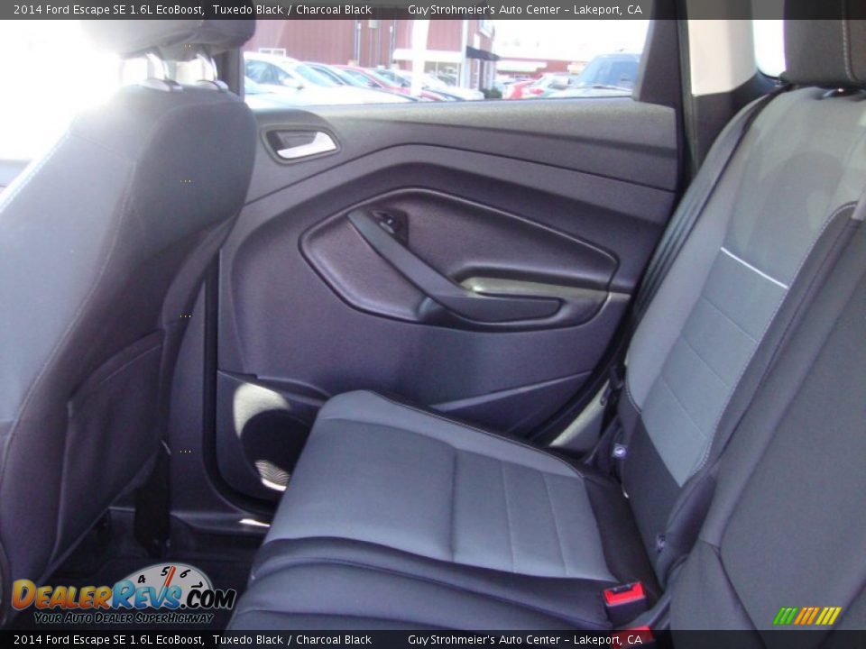 2014 Ford Escape SE 1.6L EcoBoost Tuxedo Black / Charcoal Black Photo #22