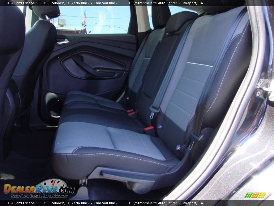 2014 Ford Escape SE 1.6L EcoBoost Tuxedo Black / Charcoal Black Photo #23
