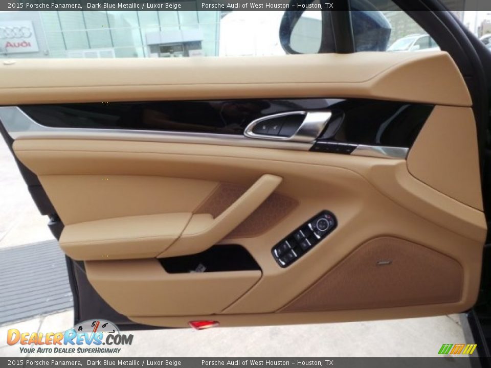 2015 Porsche Panamera Dark Blue Metallic / Luxor Beige Photo #10