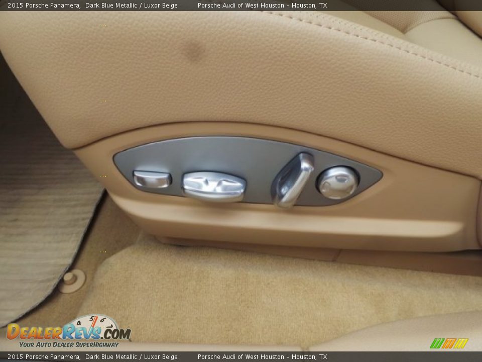 2015 Porsche Panamera Dark Blue Metallic / Luxor Beige Photo #13