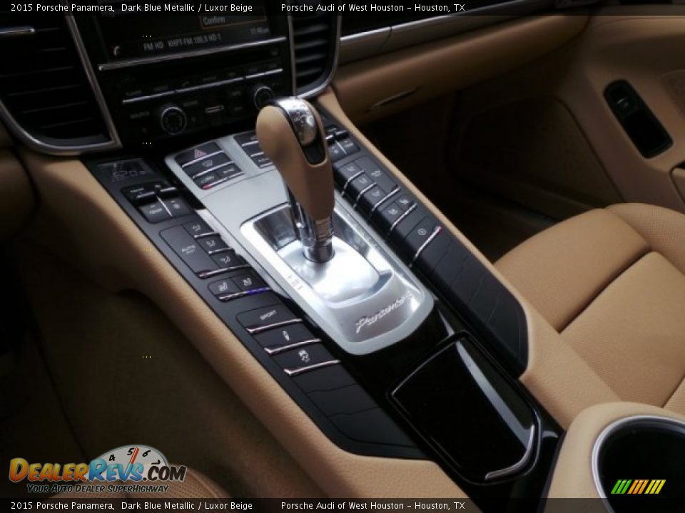 2015 Porsche Panamera Dark Blue Metallic / Luxor Beige Photo #16