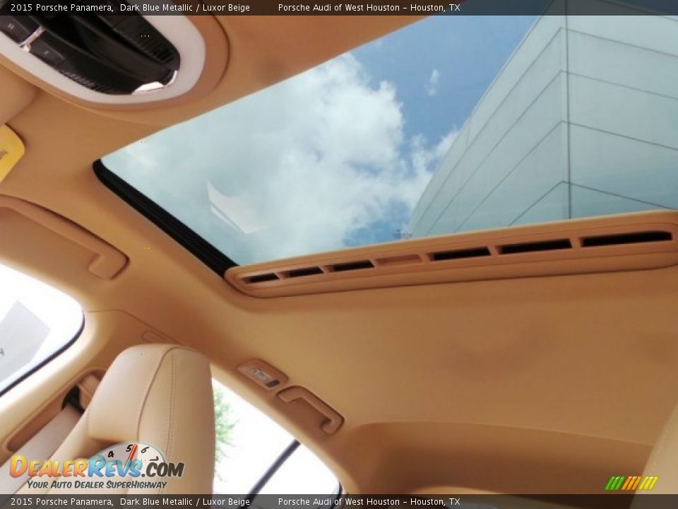 2015 Porsche Panamera Dark Blue Metallic / Luxor Beige Photo #18