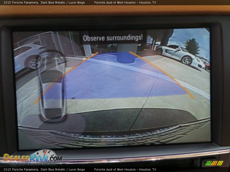 2015 Porsche Panamera Dark Blue Metallic / Luxor Beige Photo #21