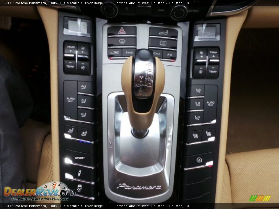 2015 Porsche Panamera Dark Blue Metallic / Luxor Beige Photo #22