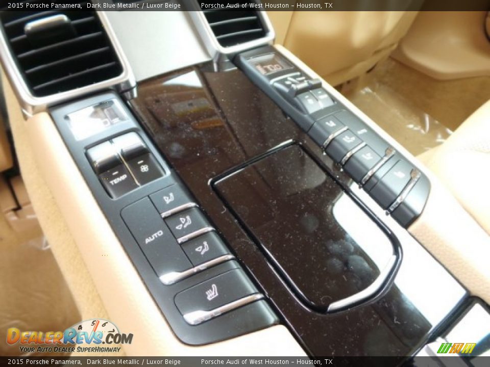 2015 Porsche Panamera Dark Blue Metallic / Luxor Beige Photo #26