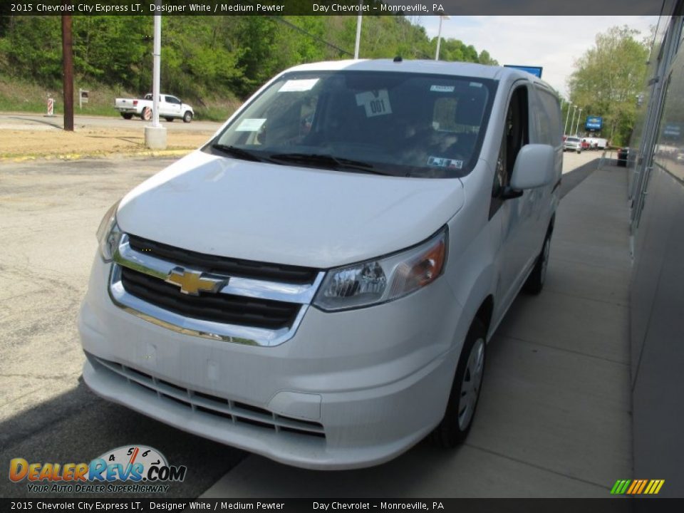 2015 Chevrolet City Express LT Designer White / Medium Pewter Photo #8