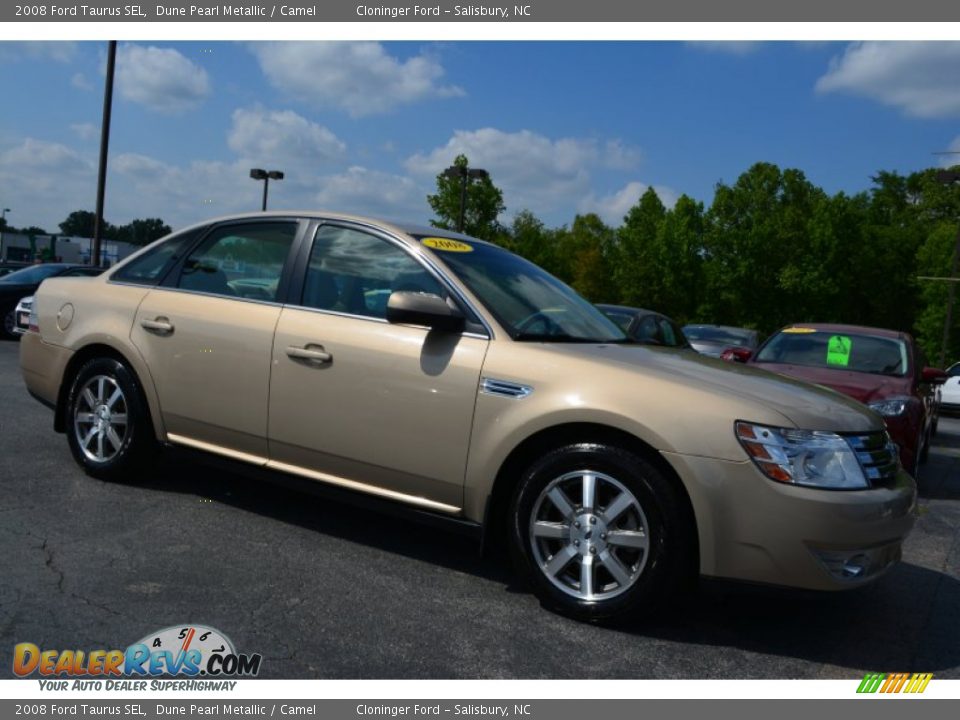 2008 Ford Taurus SEL Dune Pearl Metallic / Camel Photo #1