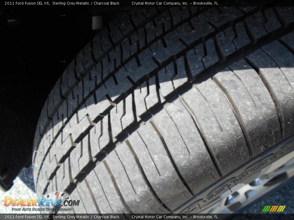 2011 Ford Fusion SEL V6 Sterling Grey Metallic / Charcoal Black Photo #18