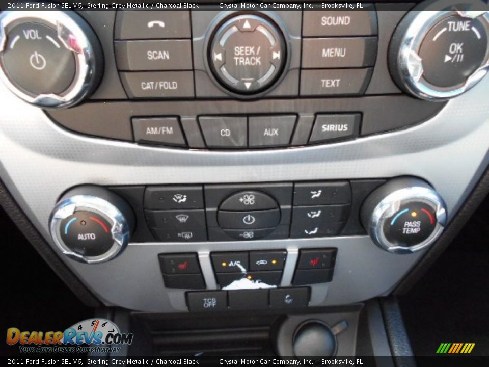 2011 Ford Fusion SEL V6 Sterling Grey Metallic / Charcoal Black Photo #21
