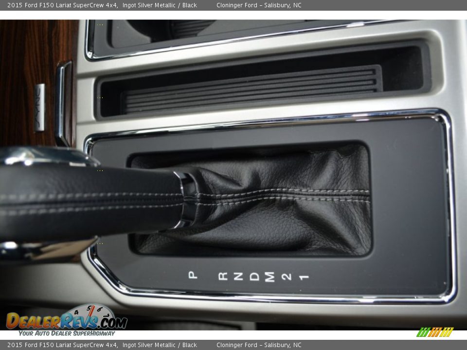 2015 Ford F150 Lariat SuperCrew 4x4 Ingot Silver Metallic / Black Photo #20