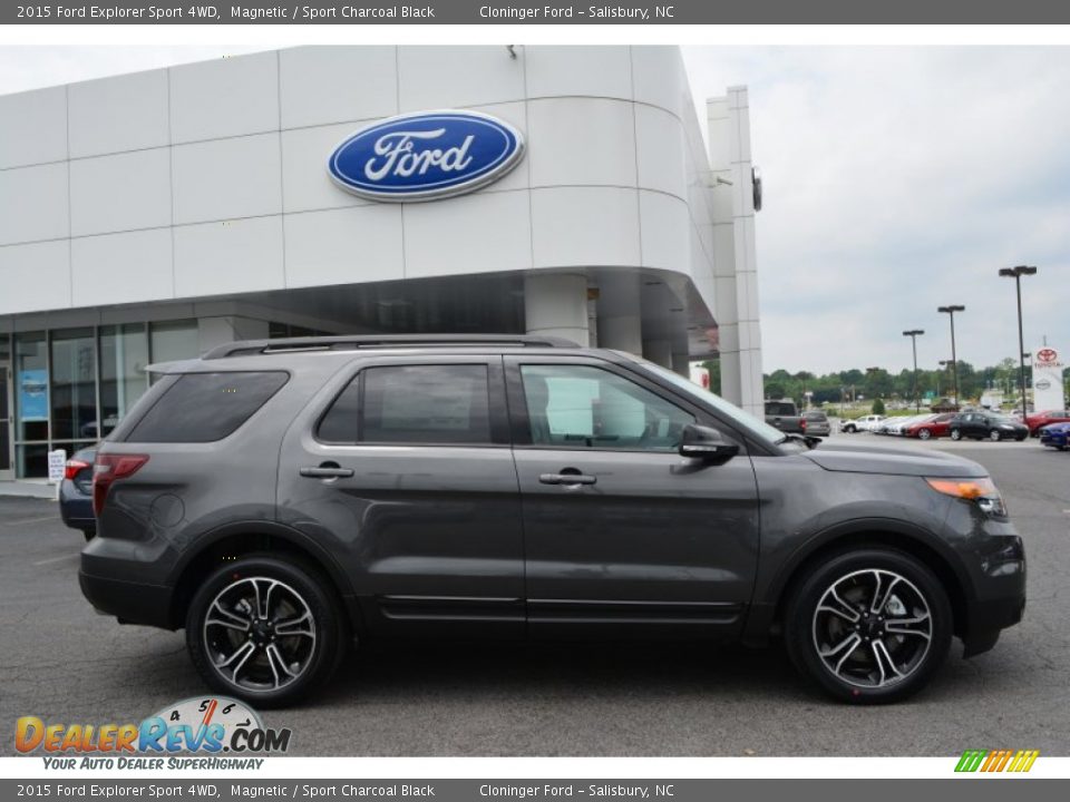 2015 Ford Explorer Sport 4WD Magnetic / Sport Charcoal Black Photo #2