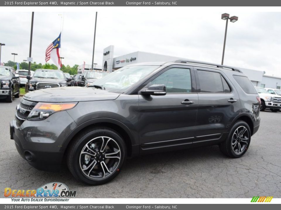 2015 Ford Explorer Sport 4WD Magnetic / Sport Charcoal Black Photo #3
