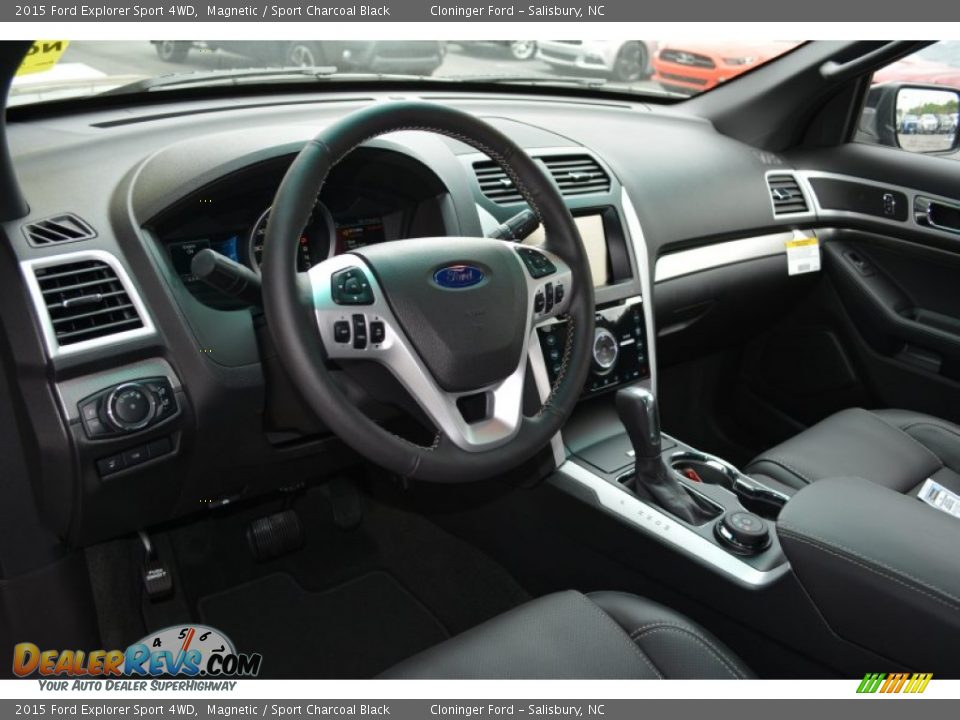 2015 Ford Explorer Sport 4WD Magnetic / Sport Charcoal Black Photo #8