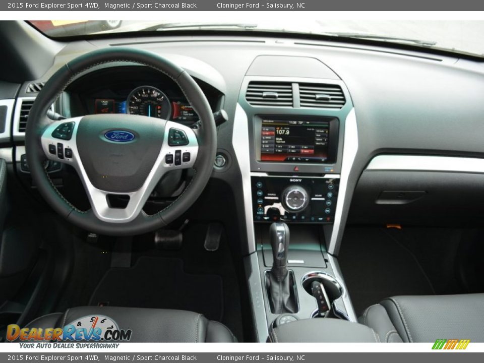 2015 Ford Explorer Sport 4WD Magnetic / Sport Charcoal Black Photo #9