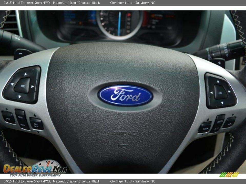 2015 Ford Explorer Sport 4WD Magnetic / Sport Charcoal Black Photo #20